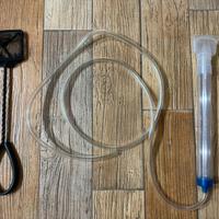 Retino e tubo per acquario