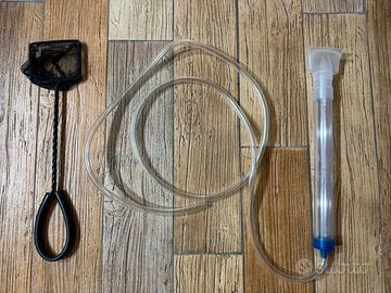 Retino e tubo per acquario