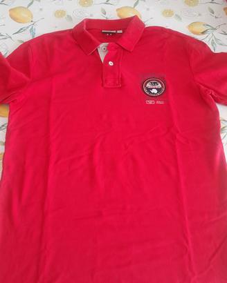 Polo uomo Napapijri rossa TG L