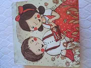 loacker scatola quadrata in latta biscotti wafer