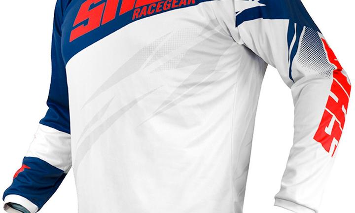 Maglia Cross Bambino Shot DEVO VENTURY Rosso/Blu