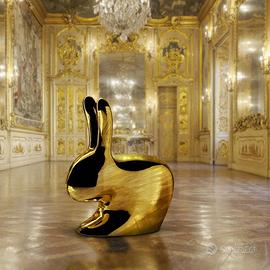 LAMPADA QEEBOO RABBIT CHAIR METAL FINISH