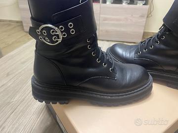 Anfibi twin set vera pelle