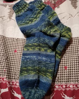 calze di lana fatte a mano