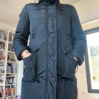 Piumino donna lungo tg 44 nero Peuterey originale 