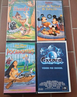 videocassette VHS  originali ediz. italiana Disney
