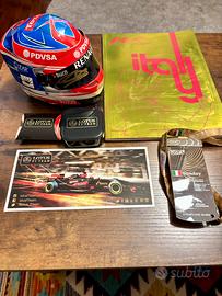 Casco originale autografo  maldonado  gadget  f1