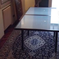 Tavolo legno vetro