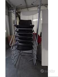 sedie e attaccapanni x ufficio