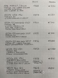 Documentazione vespa