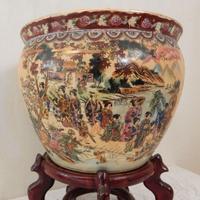 Vaso cinese con sgabello