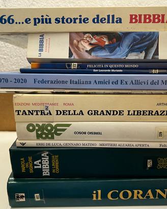 Lotto libri religiosi e spiritualità – Bibbie,