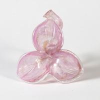 Murano , Fiore porta candela vetro