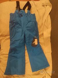 pantaloni neve inverno bimbo 5 anni