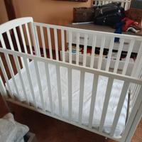 lettino bambini con materasso