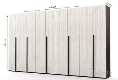 SIRIO ARMADIO COLORE QUERCIA BIANCO