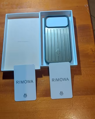 Cover Rimowa iphone 17pro nuovo in scatola propria