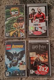 giochi PSP Harry Potter fifa ben ten Batman lego