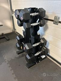 Porta manubri per home gym