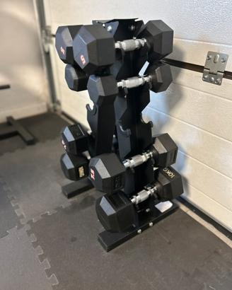 Porta manubri per home gym