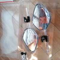   coppia di specchietti barracuda end-bar 