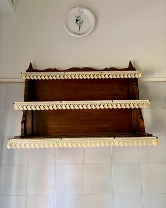 Mensola rustica in legno
