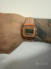 Orologio Digitale Vintage Style Rose Gold