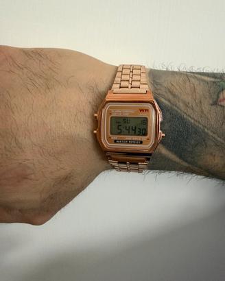 Orologio Digitale Vintage Style Rose Gold