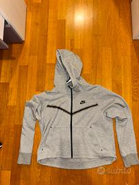 Felpa donna Nike Tech Fleece Grigia