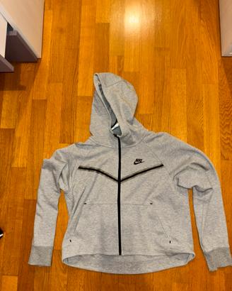 Felpa donna Nike Tech Fleece Grigia