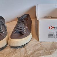 Scarpe Superga grigie Uomo/Donna Tg.40