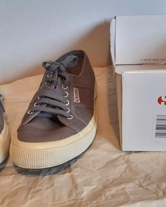 Scarpe Superga grigie Uomo/Donna Tg.40