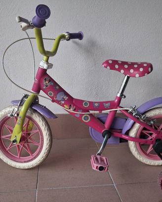 bicicletta minnie per bambina