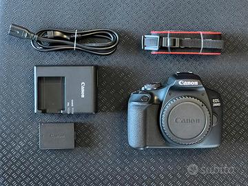 Canon EOS 2000D (solo corpo + accessori)