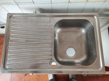 Lavello acciaio inox vasca singola