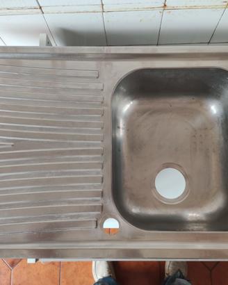 Lavello acciaio inox vasca singola