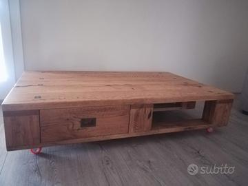 Tavolino Centro Veneto del Mobile legno massiccio 