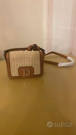 Borsa Dsquared2 crossbody rafia jungle