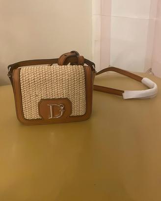 Borsa Dsquared2 crossbody rafia jungle