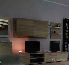 Soggiorno (mobile tv + credenza + moduli sospesi)