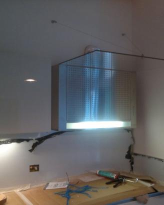 CUCINA IN ACCIAIO INOX CON PENISOLA MARCA FRISETTI