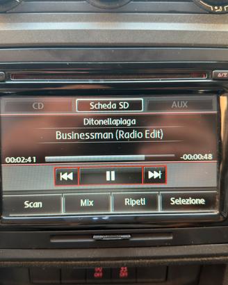 RCD 510 originale radio scirocco vw golf