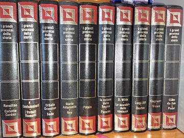 collezione libri  grandi processi