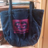 Borsa  velutata. spaziosa. IL GIARDINO  dei Punti
