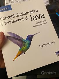 Libro universitario java nuovissimo mai usato