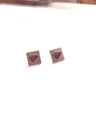 Spille set simbolo argento vintage