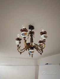 Lampadario art Decò originale anni '30