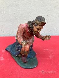 Statuina in terracotta Giuseppe presepe collezione