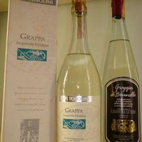 Grappa. 2 bottiglie. Collezione.