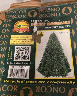 ONCOR Smoky Mountain 240 cm – Albero di Natale